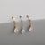 Fashion Cross Heart Shape Copper Drop Earrings Inlay Zircon Copper Earrings 1 Piece