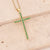 Fashion Cross Stainless Steel Copper Pendant Necklace Inlay Zircon Stainless Steel Necklaces