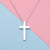 Fashion Cross Stainless Steel Patchwork Pendant Necklace