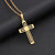 Fashion Cross Stainless Steel Plating Necklace