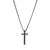 Fashion Cross Titanium Steel Plating Pendant Necklace