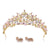 Fashion Crown Alloy Inlay Crystal Rhinestones Crown 1 Set