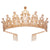 Fashion Crown Alloy Inlay Rhinestones Crown 1 Piece