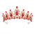 Fashion Crown Alloy Inlay Rhinestones Crown 1 Piece