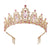 Fashion Crown Alloy Inlay Rhinestones Crown 1 Piece