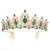 Fashion Crown Alloy Inlay Rhinestones Crown 1 Piece