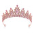 Fashion Crown Alloy Inlay Rhinestones Crown 1 Piece