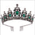 Fashion Crown Alloy Inlay Rhinestones Crown 1 Piece