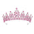 Fashion Crown Alloy Inlay Rhinestones Crown 1 Piece