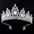 Fashion Crown Alloy Inlay Rhinestones Crown 1 Piece