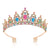 Fashion Crown Alloy Inlay Rhinestones Crown 1 Piece