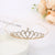 Fashion Crown Alloy Plating Inlay Rhinestones Crown 1 Piece