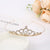 Fashion Crown Alloy Plating Inlay Rhinestones Crown 1 Piece