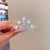 Fashion Crown Alloy Plating Inlay Rhinestones Pearl Insert Comb 1 Piece