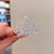 Fashion Crown Alloy Plating Inlay Rhinestones Pearl Insert Comb 1 Piece