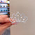 Fashion Crown Alloy Plating Inlay Rhinestones Pearl Insert Comb 1 Piece