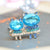 Fashion Crown Gauze Epoxy Inlay Rhinestones Hair Clip Hair Band 1 Piece