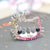 Fashion Crown Gauze Epoxy Inlay Rhinestones Hair Clip Hair Band 1 Piece