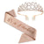 Fashion Crown Metal Plating Hollow Out Inlay Rhinestones Crown 1 Piece