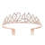 Fashion Crown Metal Plating Hollow Out Inlay Rhinestones Crown 1 Piece