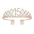 Fashion Crown Metal Plating Hollow Out Inlay Rhinestones Crown 1 Piece