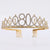 Fashion Crown Metal Plating Hollow Out Inlay Rhinestones Crown 1 Piece