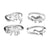 Fashion Cute Exquisite Dinosaur Shape Titanium Steel Ring