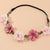 Fashion Cute Five Flowers Hand-stitched Woven Garland Girl Headband