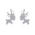 Fashion Deer Plating Alloy Artificial Gemstones Earrings Ear Studs