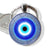 Fashion Devil's Eye Alloy Glass Keychain