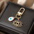 Fashion Devil's Eye Heart Shape Alloy Bag Pendant Keychain 1 Piece