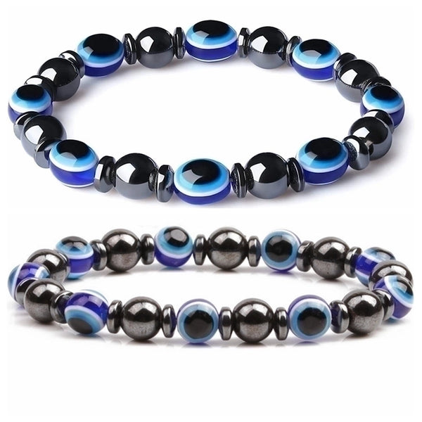 Fashion Devil's Eye Natural Stone Beaded Bracelets