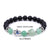 Fashion Devil's Eye Palm Artificial Crystal Stone Irregular Beaded Polishing Bracelets 1 Piece