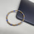 Fashion Devil's Eye Stainless Steel Glass 18k Gold Plated Bracelets