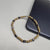 Fashion Devil's Eye Stainless Steel Glass 18k Gold Plated Bracelets