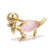 Fashion Dinosaur Bear Rabbit Copper Screw Puncture Screw Ball Ear Nail