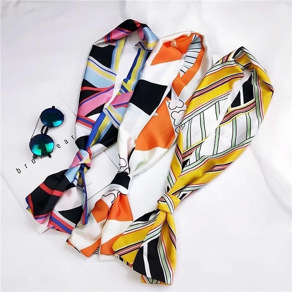 Fashion Double-sided Wild Small Scarf Professional Scarf Nhmn135054