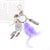 Fashion Dreamcatcher Feather Metal Unisex Bag Pendant Keychain