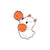 Fashion Dripping Paint Halloween Pumpkin Ghost Alloy Brooch