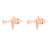 Fashion Electrocardiogram Stainless Steel Ear Studs 1 Pair