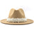 Fashion Elegant Pearl Big Brim Woolen Hat