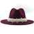 Fashion Elegant Pearl Big Brim Woolen Hat