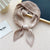 Fashion Elegant Pleated Small Square Towel Decoration Scarf  70*70