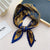 Fashion Elegant Pleated Small Square Towel Decoration Scarf  70*70