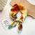 Fashion Elegant Printing Thin Square Dacron Scarf Neck Protection 70*70