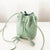 Fashion Embossed Double Tassel Bucket New Crossbody Shoulder Bag