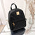 Fashion Embroidered Solid Color Quilting Small Women's Backpack