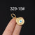 Fashion Ethnic Color Dripping Oil Piercing Earrings