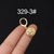 Fashion Ethnic Color Dripping Oil Piercing Earrings