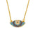 Fashion Eye 18k Gold Plated Necklace In Bulk